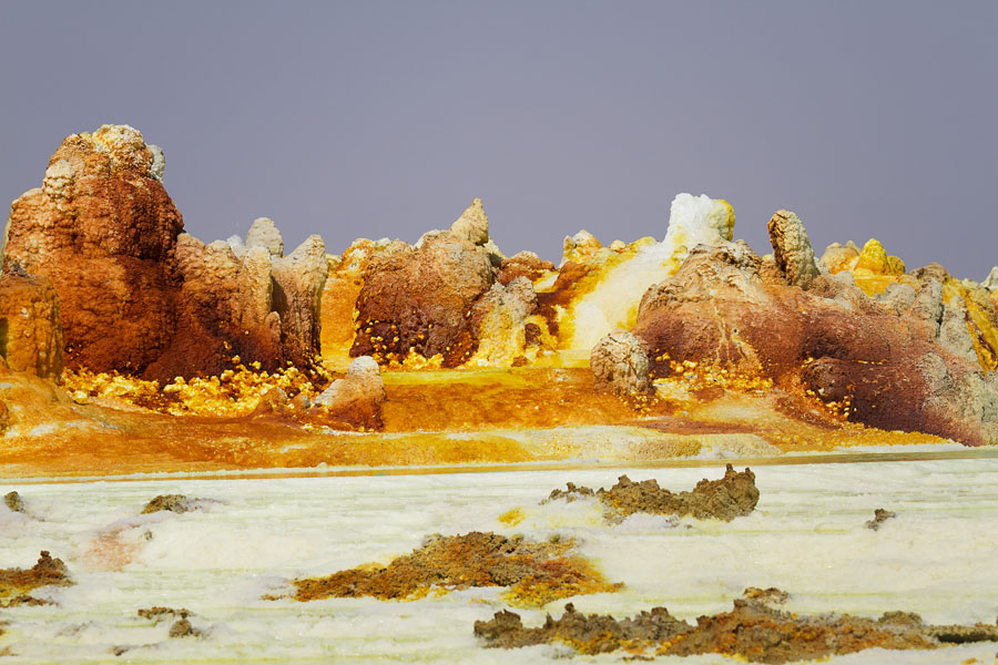  Dallol Depression, also called Danakil Depression   Ethiopia